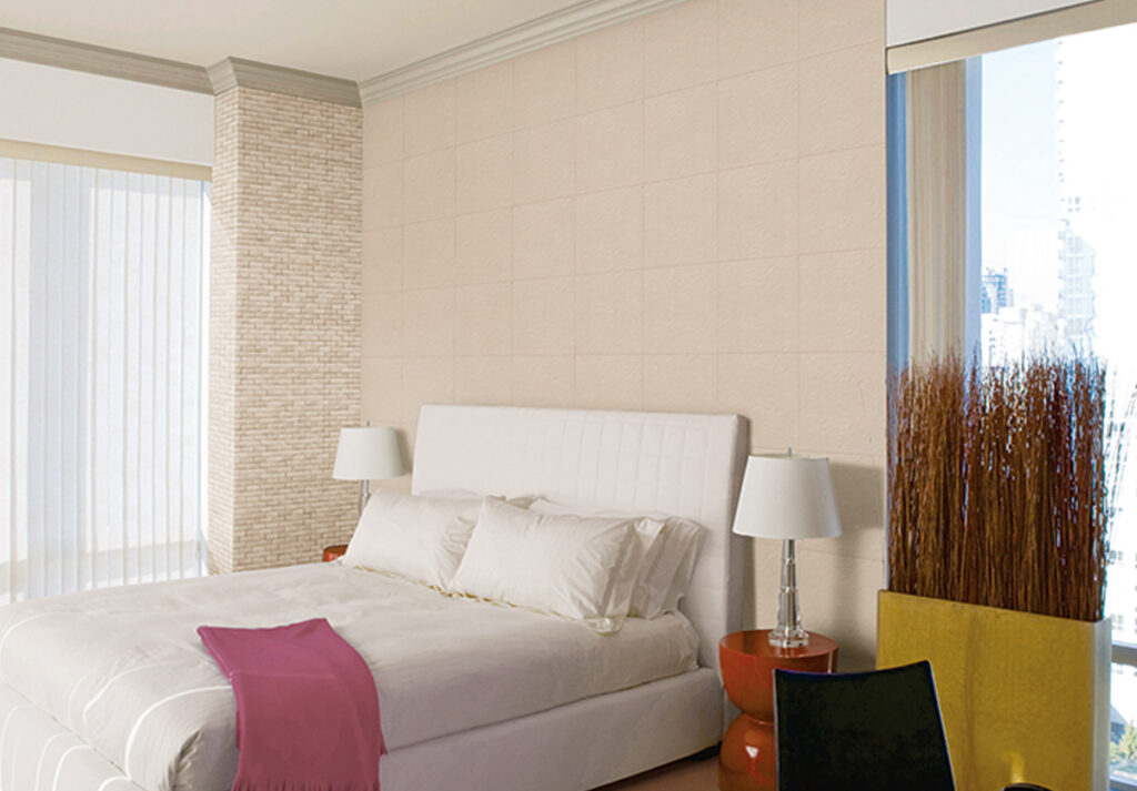 エコカラットプラス ランド〈石ハツリ面〉 ECP-275NET/RO2(ベージュ)IMAGE03-寝室 エコカラットプラス ランド〈石ハツリ面〉 ECP-275NET/RO2(ベージュ)IMAGE03-寝室