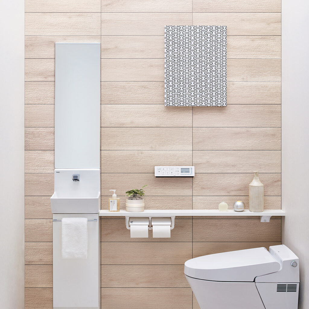 エコカラットプラス ビンテージオーク ECP-315/OAK1N(アイボリー)IMAGE03-トイレ エコカラットプラス ビンテージオーク ECP-315/OAK1N(アイボリー)IMAGE03-トイレ